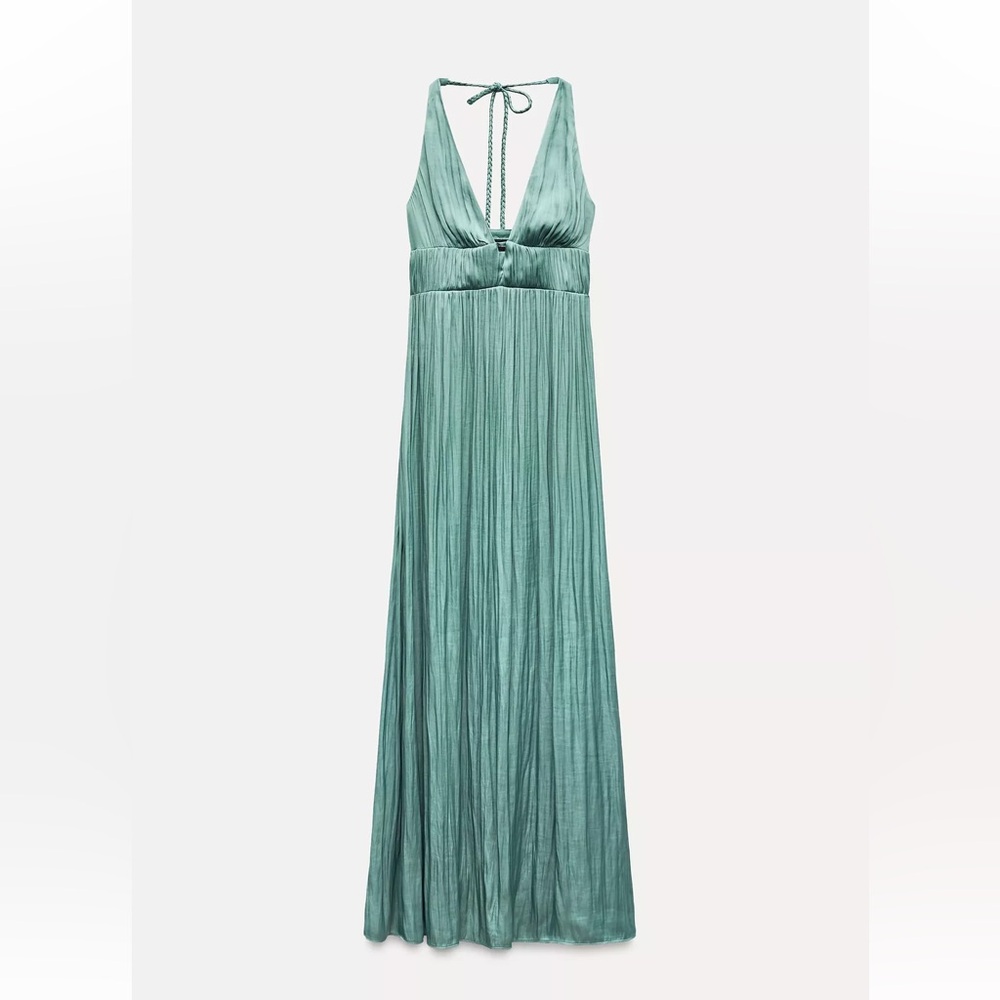 Zara Teal Maxi Dress